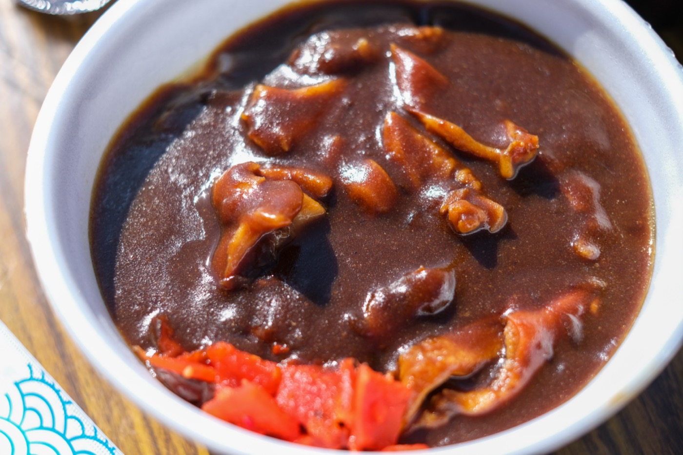 ホッキ貝がたっぷり入ったホッキカレー